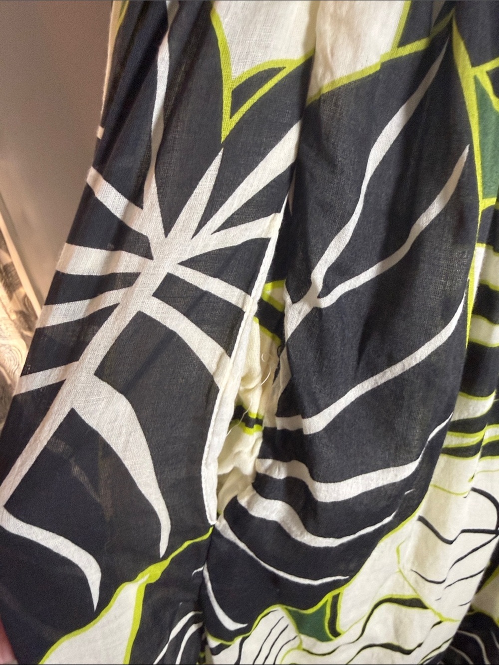 Joie Tropical Leaf Print Cut-Out Maxi Dress - Size 6 - 100% Cotton - Picture 6 of 12